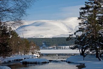 Aviemore in winter, Scotland