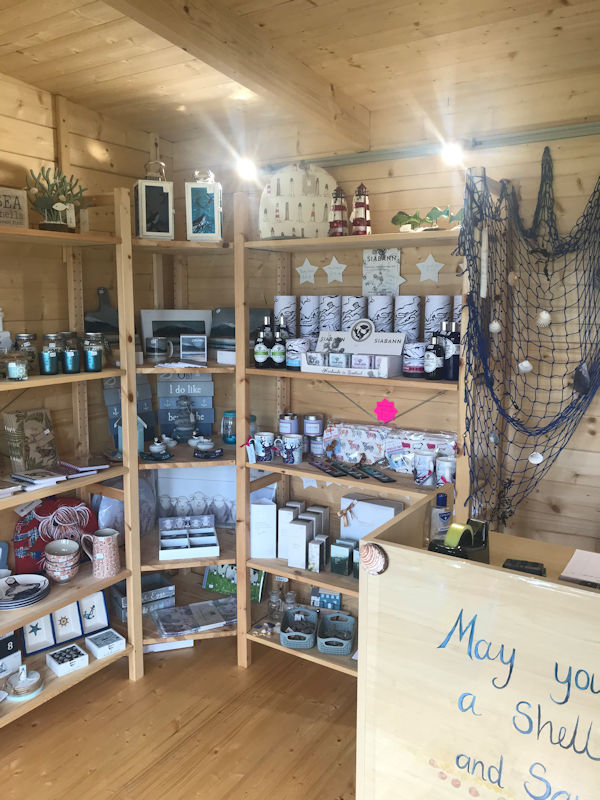 Gifts at Luskentyre beach hut, Isle of Harris