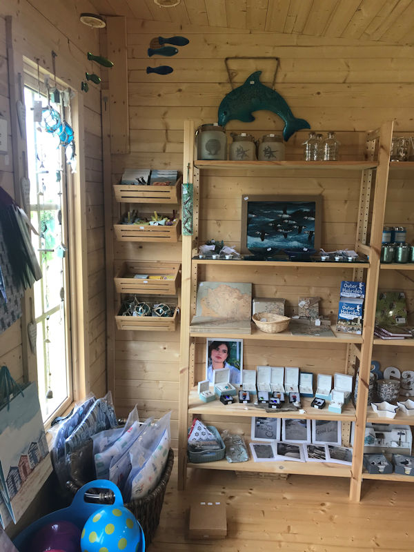 Gifts at Luskentyre beach hut, Isle of Harris