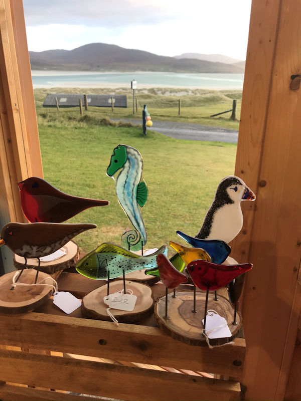 Gifts at Luskentyre beach hut, Isle of Harris