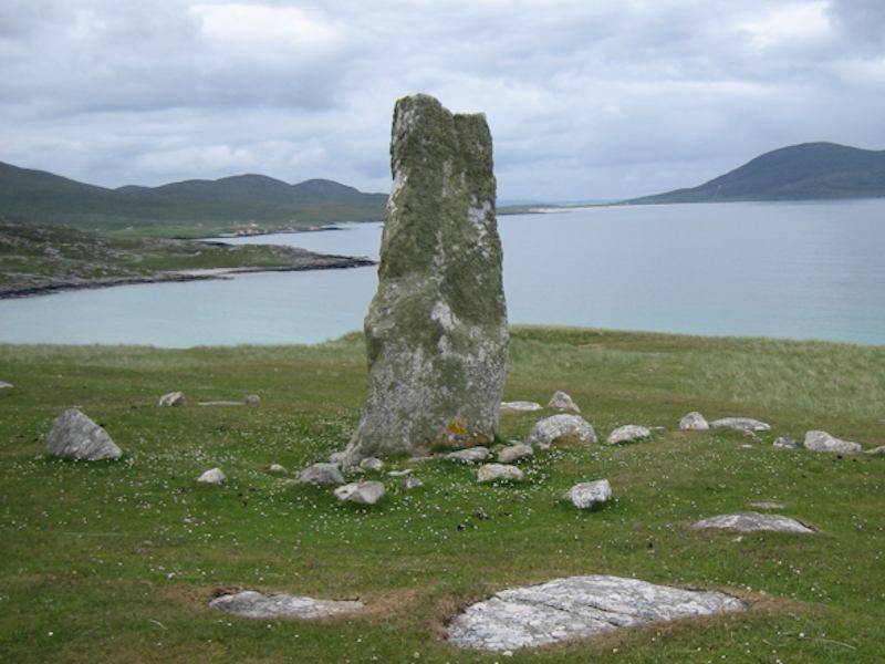 Macleod's stone near Scarista